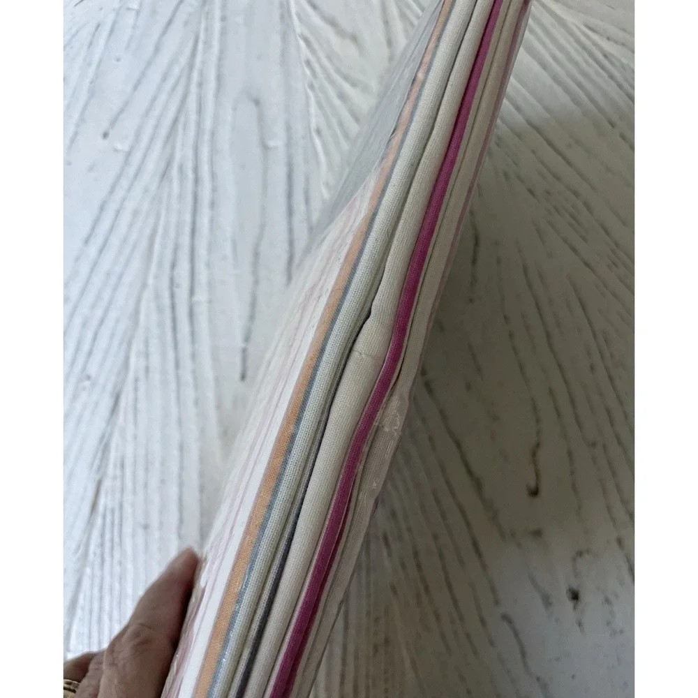NIP Vtg Ralph Lauren Pair Candy Stripe Pink‎ Standard Pillowcases Set of 2 New